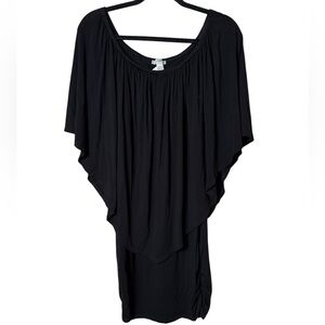 Boston Proper Black Tunic Top